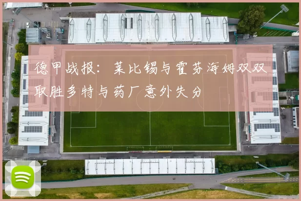 德甲战报：莱比锡与霍芬海姆双双取胜多特与药厂意外失分